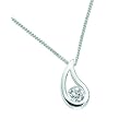 Elements P2621C/N201 - Colgante de mujer de plata con circonitas, 46 cm