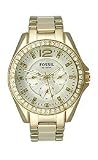 Fossil Boyfriend Crystal Multifunction Champagne Dial Women's Watch #ES2421
