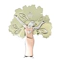 TREE MAIDEN Tree of Life Pin in Copper, Brass, and Sterling Silver, #7909