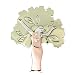 TREE OF LIFE MAIDEN or Goddess Pin or Brooch in Copper, Brass, and Sterling Silver, #7909