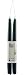 12-Hour Hand-dipped 100% Pure Beeswax Candle Taper, Forest