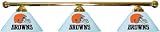 Cleveland Browns Pool Table Light - Brass Bar