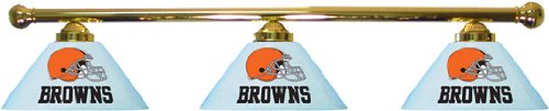 Cleveland Browns Pool Table Light - Brass Bar