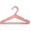 24 children's plastic coat hangers in pink