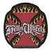 Michael Landefeld - Hell On Wheels Red Iron Cross With Flames- Antenna Topper