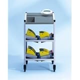 Electronic Bed & Dialysis Scale with integrated mechanical lifters & equipment trolley