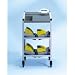 Electronic Bed & Dialysis Scale with integrated mechanical lifters & equipment trolley