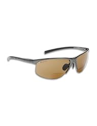 Fisherman Eyewear Gunmetal Semi-Rimless Frame Mantis Bifocal +2.0 Guideline Sunglass by 