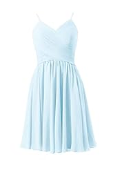 Short Chiffon Lace-Up Homecoming Dress/Bridesmaid Dress/Wedding Party Dress 