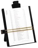 5 Star Office Desktop Vorlagenhalter mit Line Guide Ruler A4 Black