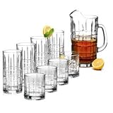 8 pc. Anchor Hocking Crystal Delight Beverageware with Bonus Matching Pitcher (8PCCD-CSB)... by Anchor Hocking