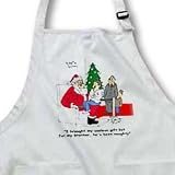 Dale Hunt - Santa and the Useless Gift List - Full Length Apron With Pockets 22w X 30l