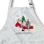Dale Hunt - Santa and the Useless Gift List - Full Length Apron With Pockets 22w X 30l