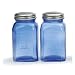 RSVP Retro Blue Glass Salt & Pepper Shakers