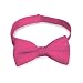 Hot Pink Satin 2 1/2" Bow Tie image 2