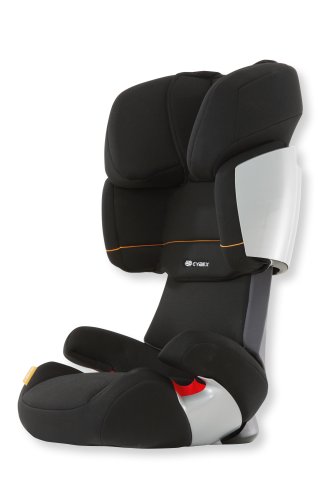 Cybex 050018 001 - Solution X Ebony - Autokindersitz Gruppe II und III (15 - 36 kg), von 4 bis circa 12 Jahre black