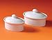 Pillivuyt 430510 Mini Oval Casserole With Lid - 3.5 x 2.5 Inch, 4 oz.