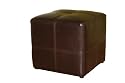 Baxton Studio Grazia Dark Brown Ottoman