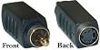 S-Video Female / RCA Male, Bi-Directional Adaptor