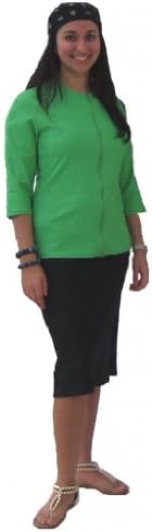 The Perfect modest rash guard swim tops with zippers-spring green -XX-Large