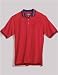 Premium Quality Men's Cotton Blend Teammate Sport Golf Shirt With Pocket - Red/Navy