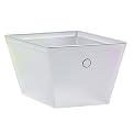 Storage Solutions Poly Storage Bins Set of 6 - Frost (Large)