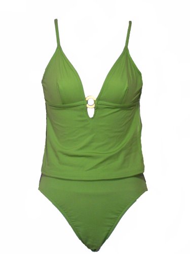 INC Tankini w/Gold Center Ring XS