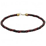  : Brett Bros. Spiral Seam Leather Necklaces