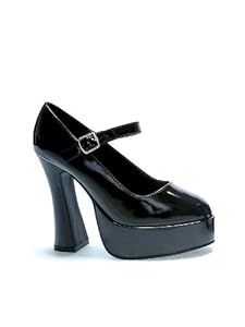 Women's Black Patent Mary Jane Shoes
