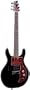 Ampeg AMG100BK Wood-Bodied Dan Armstrong Electric Guitar, Black