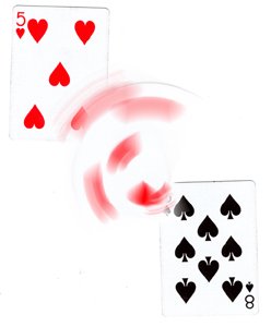 Boomerang Card Change Magic Trick