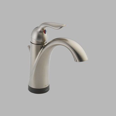 Delta 538T-SS-DST Lahara Single Handle Lavatory Faucet with Touch2O.xt Technology, Stainless Steel