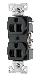 10 each: Cooper Wiring Duplex Grounding Receptacle (BR15BK)