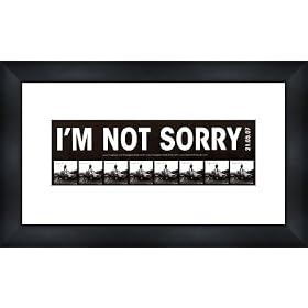 PIGEON DETECTIVES I'm Not Sorry - Framed Original Advert