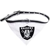 Oakland Raiders Pet Collar Bandana Medium