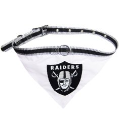 Oakland Raiders Pet Collar Bandana Medium