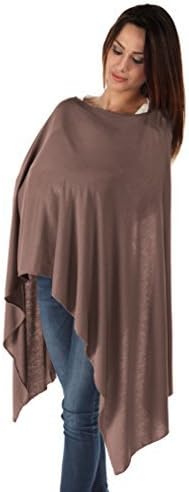 BambooMama Bamboo Breastfeeding Scarf - Coffee - Discreet Nursing Cover and Scarf in One by BambooMama
