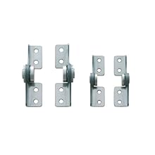 Friction Hinge, 430 Stainless Steel, 1" Leaf Height, 2-5/8" Open Width, 17.7 lbs/in Torque, Left Hand (Pack of 1)