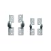 Friction Hinge, 430 Stainless Steel, 1" Leaf Height, 2-5/8" Open Width, 17.7 lbs/in Torque, Left Hand (Pack of 1)