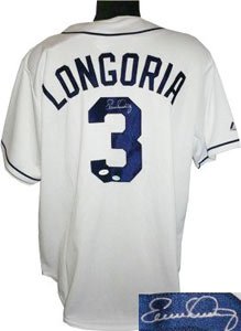 Evan Longoria Signed Tampa Bay Devil Rays Jersey