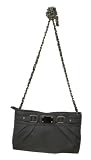 Grey and Gold Chain Strap Crossbody Bag