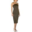 Isaac Mizrahi for Target® Strapless Sateen Pencil Dress - Brown