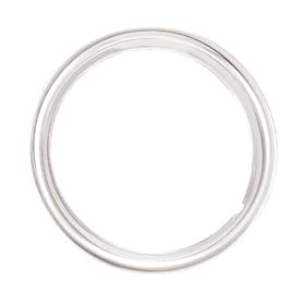 14" Chrome Plated Stainless Steel Beauty Trim Ring