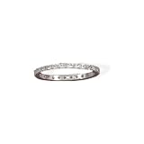 2mm CZ Eternity Band Ring