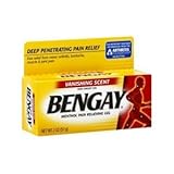 Bengay Menthol Pain Relief Gel, Non-Greasy, Vanishing Scent, 2.66oz