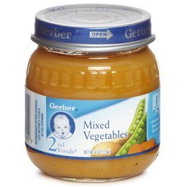 Gerber 2nd Foods Mixed Vegetables - 4 oz. - Case of 12 by Gerber