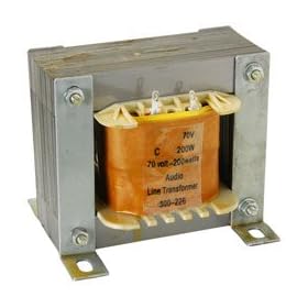 70V 200W High Power Line Matching Transformer
