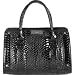 Calvin Klein Python Satchel-Black