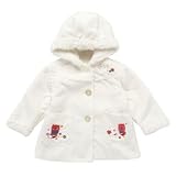 Rocha.John Rocha-Baby's white embroidered coat-3-6 months