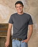 Hanes Mens Beefy 4.5 oz Combed Cotton Tee # 4980